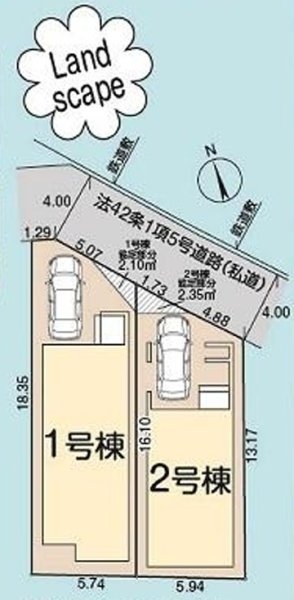 リーブルガーデン　立川市富士見町1丁目　新築　全2棟　2号棟