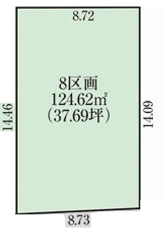 グラファーレ　あきる野市引田　売地　全8区画　8号区