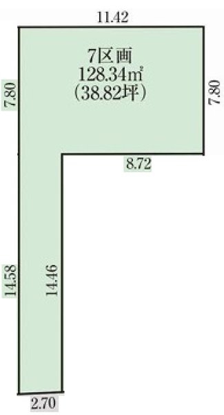 グラファーレ　あきる野市引田　売地　全8区画　7号区