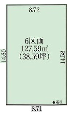 グラファーレ　あきる野市引田　売地　全8区画　6号区