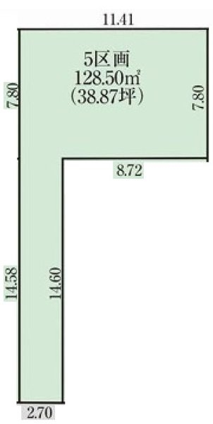 グラファーレ　あきる野市引田　売地　全8区画　5号区
