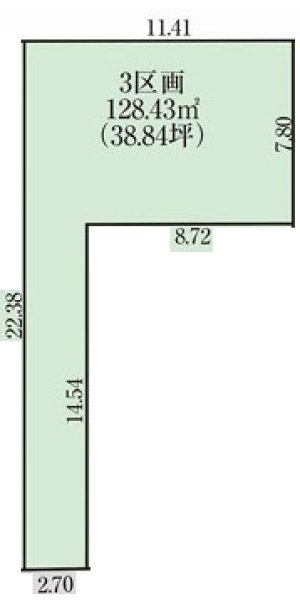 グラファーレ　あきる野市引田　売地　全8区画　3号区