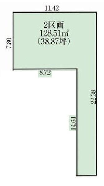 グラファーレ　あきる野市引田　売地　全8区画　2号区