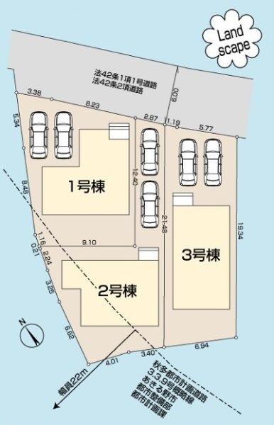 リーブルガーデン　あきる野市野辺　新築　全3棟　1号棟