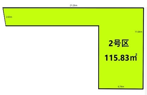 武蔵村山市榎2丁目　売地　全2区画　2号区