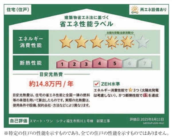 福生市熊川　新築　全2棟　1号棟