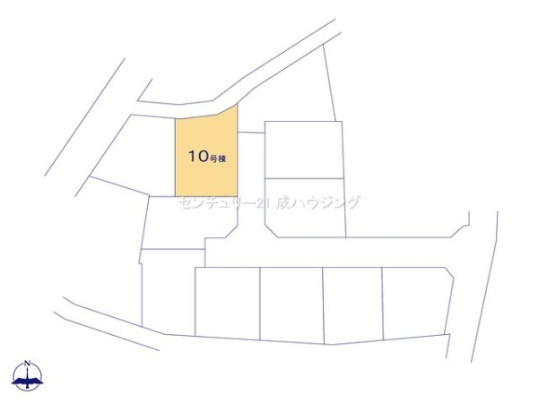 あきる野市野辺　売地　全10区画　10号区
