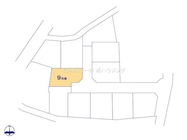 あきる野市野辺　売地　全10区画　9号区