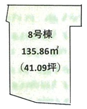 あきる野市野辺　売地　全10区画　8号区