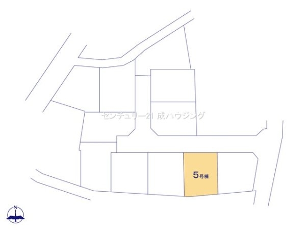 あきる野市野辺　売地　全10区画　5号区