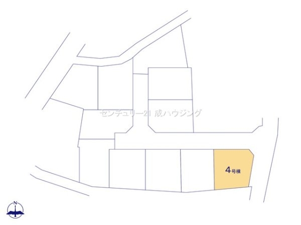 あきる野市野辺　売地　全10区画　4号区