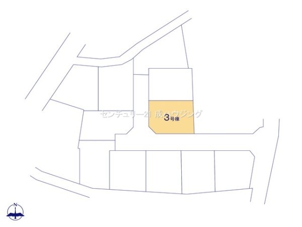 あきる野市野辺　売地　全10区画　3号区