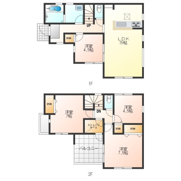 リーブルガーデン　武蔵村山市残堀1丁目　新築　全8棟　7号棟