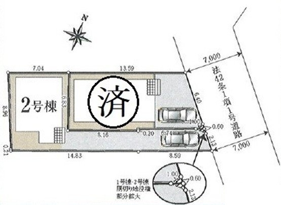 クレイドルガーデン　福生市熊川　新築　全2棟　2号棟