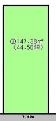福生市加美平1丁目　売地　全5区画　3号区