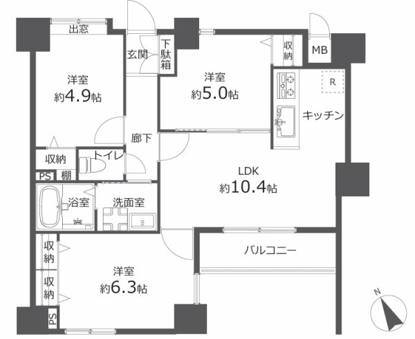 キャッスルマンション西国立