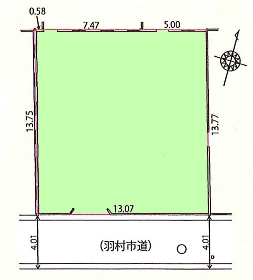羽村市富士見平2丁目　売地