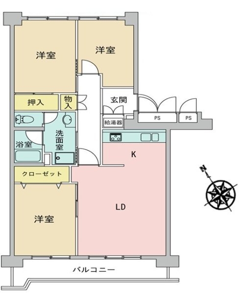 昭島つつじが丘ハイツ北２２号棟
