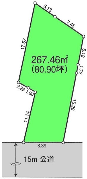 瑞穂町箱根ケ崎　売地　全1区画