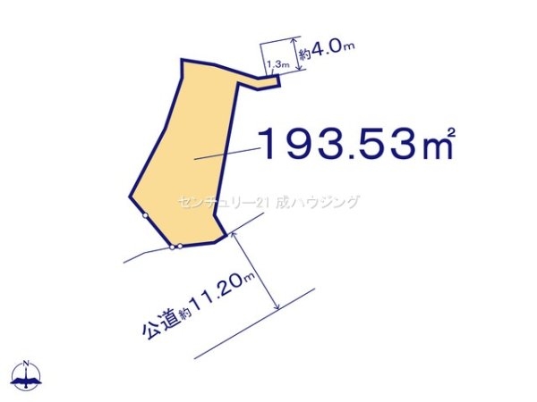 あきる野市平沢　売地　全2区画　A号区