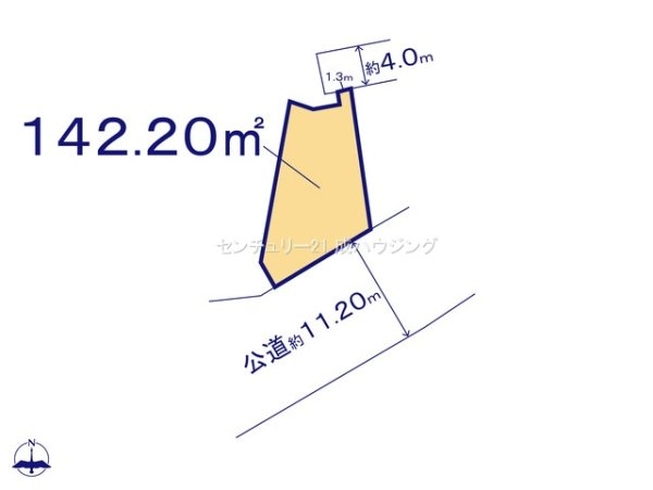 あきる野市平沢　売地　全2区画　B号区