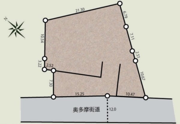 羽村市羽加美3丁目　売地