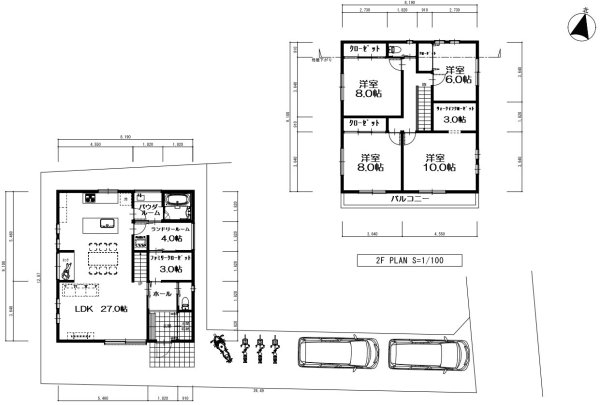東久留米市金山町2丁目　売地　全2区画　B号区