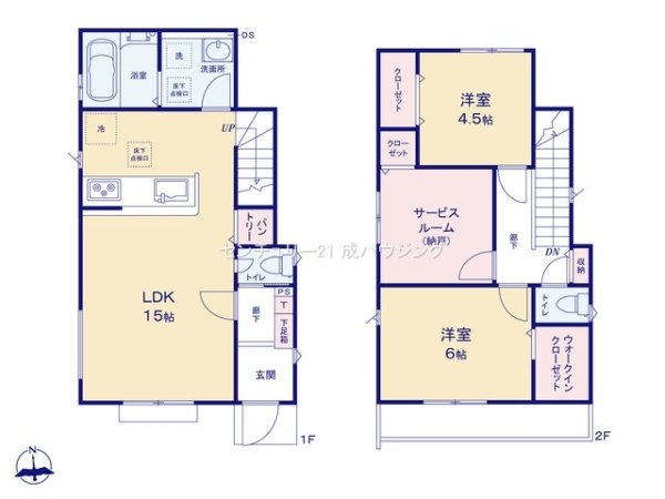 グラファーレ　昭島市上川原町3丁目　新築　全2棟　2号棟