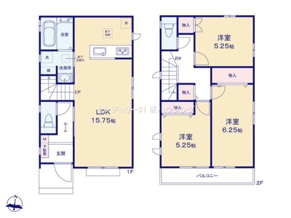 ハートフルタウン　東大和市中央4丁目　新築　全5棟　B号棟