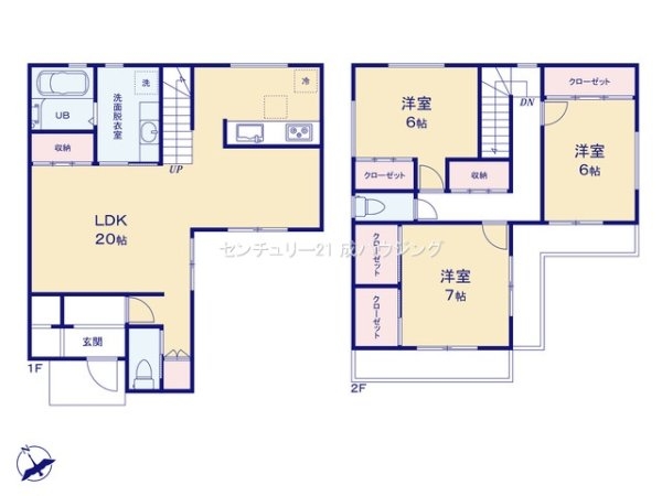 武蔵村山市岸1丁目　新築　全5棟　B号棟