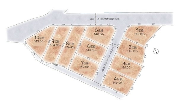 あきる野市平沢　売地　全10区画　8号区