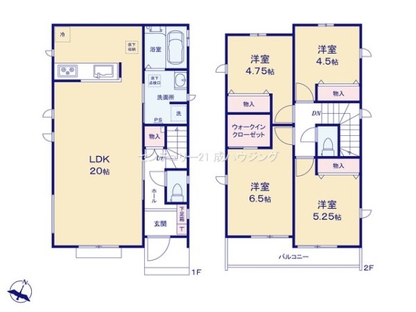 ハートフルタウン　瑞穂町南平2丁目　新築　全6棟　E号棟