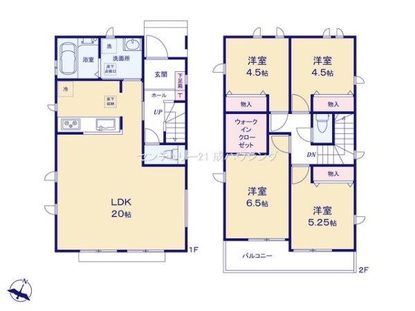 ハートフルタウン　瑞穂町南平2丁目　新築　全6棟　B号棟