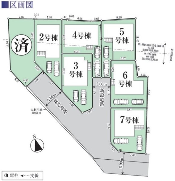 グラファーレ　昭島市宮沢町2丁目　新築　全7棟　7号棟