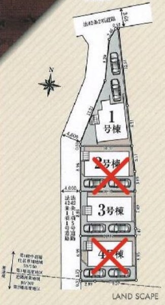 クレイドルガーデン　福生市熊川　新築　全4棟　3号棟