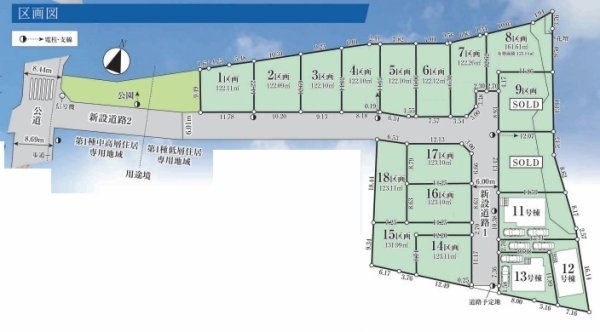 グラファーレ　羽村市羽加美3丁目　売地　全18区画　14号区