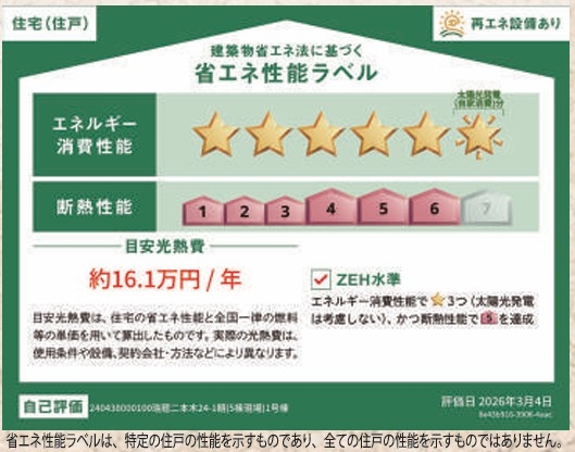 リナージュ　瑞穂町二本木　新築　全5棟　1号棟