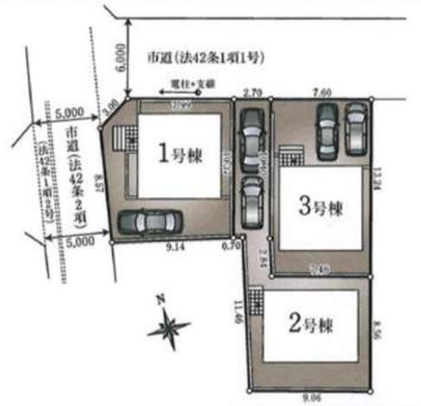 クレイドルガーデン　武蔵村山市残堀4丁目　新築　全3棟3号棟