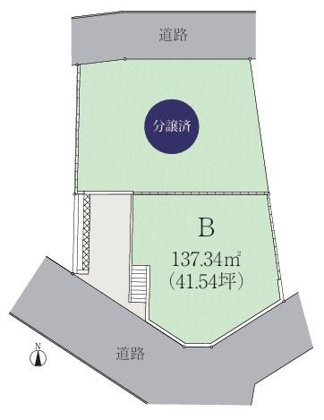 立川市柴崎町4丁目　売地　全2区画　B号区