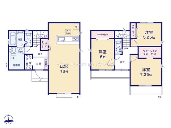 グラファーレ　立川市若葉町3丁目　新築　全10棟　3号棟
