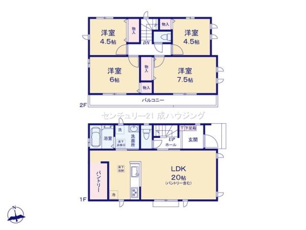 ハートフルタウン　瑞穂町高根　新築　全4棟　D号棟