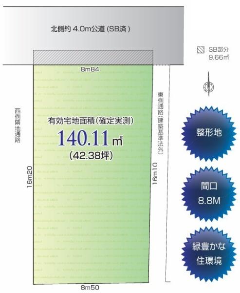 昭島市大神町3丁目　売地