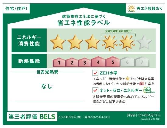 ブルーミングガーデン　あきる野市平沢　新築　全2棟　1号棟