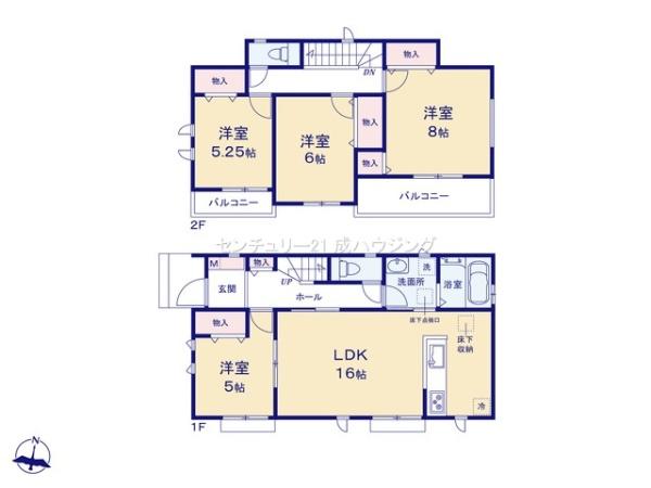 ハートフルタウン　武蔵村山市学園4丁目　新築　全2棟　B号棟