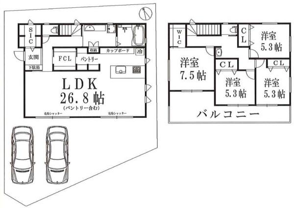 羽村市双葉町3丁目　新築　全1棟