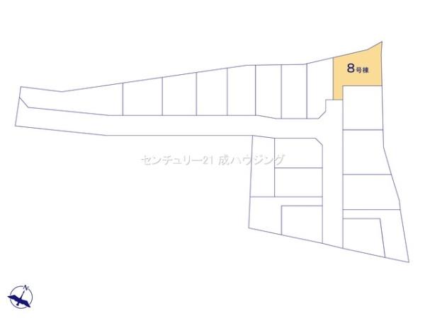 グラファーレ　羽村市羽加美3丁目　新築　全18区画　8号棟