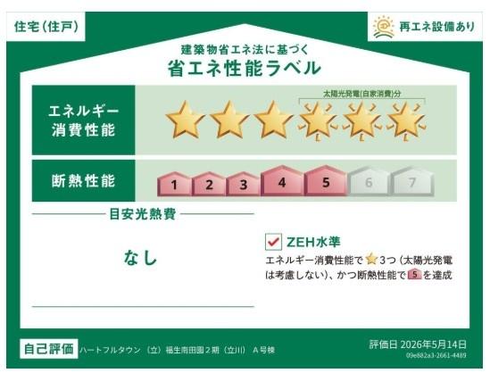 ハートフルタウン　福生市南田園2丁目　新築　全2棟　A号棟