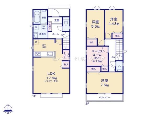 ハートフルタウン　福生市南田園2丁目　新築　全2棟　B号棟