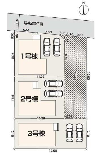 リーブルガーデン　立川市西砂町3丁目　新築　全3棟　1号棟
