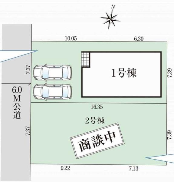 グラファーレ　東大和市南街3丁目　新築　全2棟　1号棟